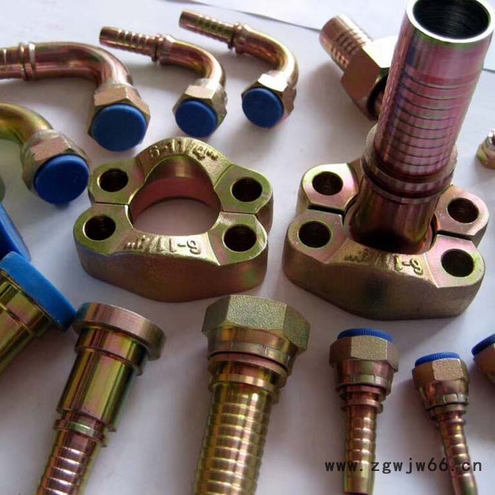 鹏景  加工定制胶管接头 油管接头 卡套式端直通管接头 卡套式接头 过渡接头 液压管接头图7