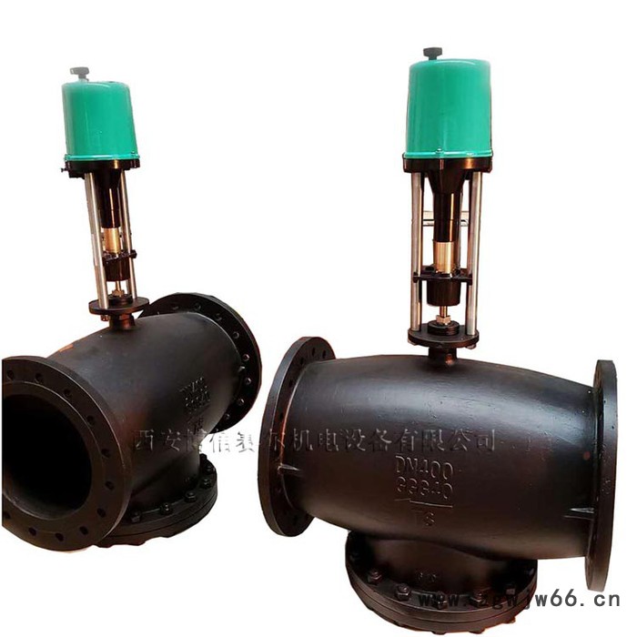 电动调节阀VAF30.450+DLB4100 带485 电动单座调节阀 差压调节阀 直通单座调节阀   电动三通合流阀图6