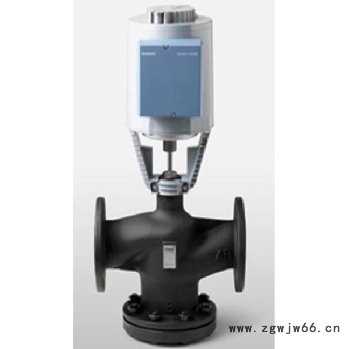 西门子电动调节阀VVI41.20+SAX61.03 电动温控调节阀 流量调节阀 电动流量调节阀 直通双座调节阀图2