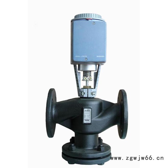 西门子电动调节阀VVF53.150+SKC62二通阀电动 电动三通蒸汽阀 调节阀 调节阀门  直通双座调节阀图6