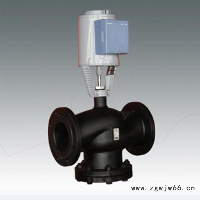 西门子电动调节阀VVF53.150+SKC62二通阀电动 电动三通蒸汽阀 调节阀 调节阀门  直通双座调节阀图5