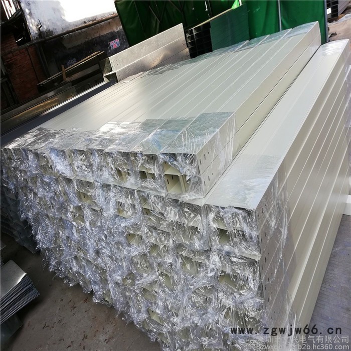 深圳文兴 红兴防火槽式桥架 防火桥架 防火电缆桥架 100*100 耐火密闭式直通桥架 喷塑防火金属桥架图3