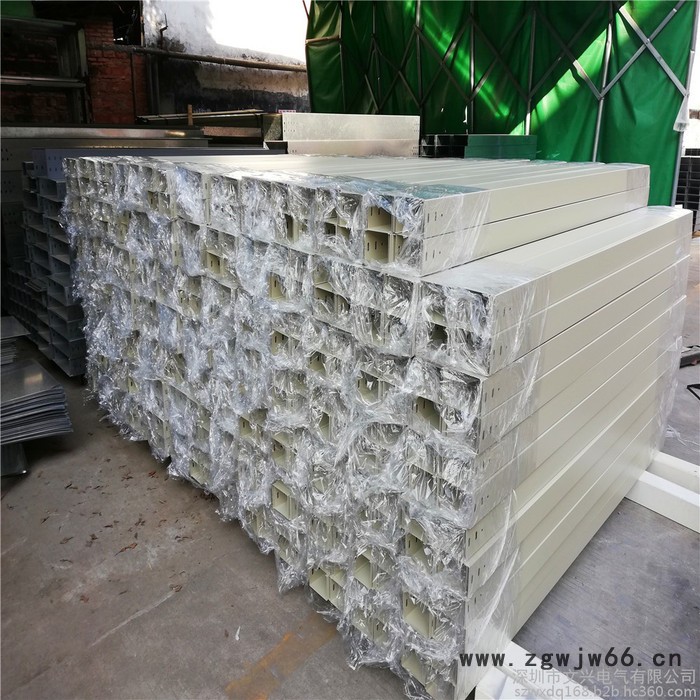 深圳文兴 红兴防火槽式桥架 防火桥架 防火电缆桥架 100*100 耐火密闭式直通桥架 喷塑防火金属桥架图8