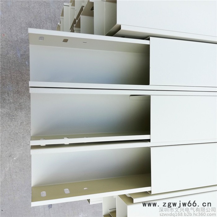 深圳文兴 红兴防火槽式桥架 防火桥架 防火电缆桥架 100*100 耐火密闭式直通桥架 喷塑防火金属桥架图5