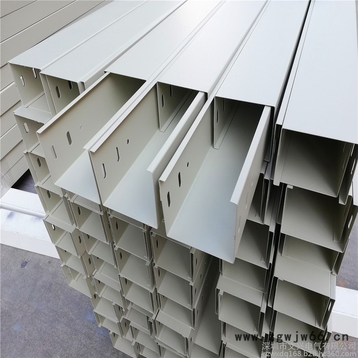 深圳文兴 红兴防火槽式桥架 防火桥架 防火电缆桥架 100*100 耐火密闭式直通桥架 喷塑防火金属桥架图2