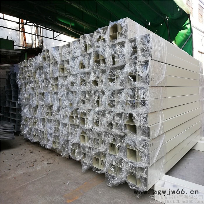 深圳文兴 红兴防火槽式桥架 防火桥架 防火电缆桥架 100*100 耐火密闭式直通桥架 喷塑防火金属桥架图7