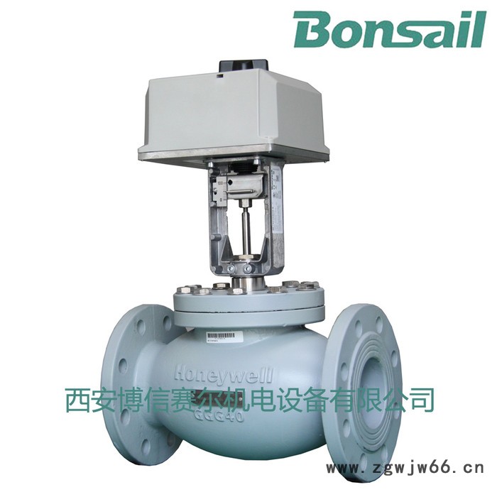 霍尼韦尔原装电动阀DN25 电动流量调节阀  直通双座调节阀  活塞式流量调节阀 水流量调节阀图4