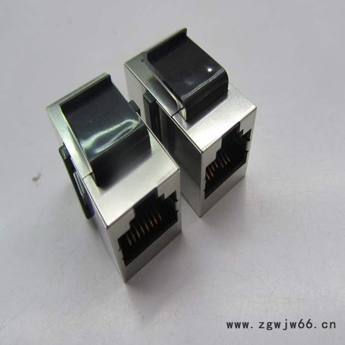 供应兴伸展电子8P8C网络对接头/带屏蔽RJ45网线连接器/直通头RJ45连接器/网络插座/网络接口母座图2