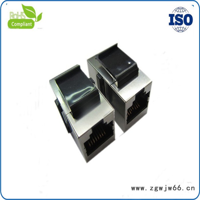 供应兴伸展电子8P8C网络对接头/带屏蔽RJ45网线连接器/直通头RJ45连接器/网络插座/网络接口母座图3