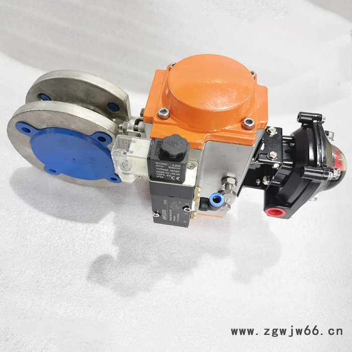 科茂气动对夹球阀 Q671F-16P 气动阀门意大利式气动不锈钢超薄型直通阀DN15-100图6