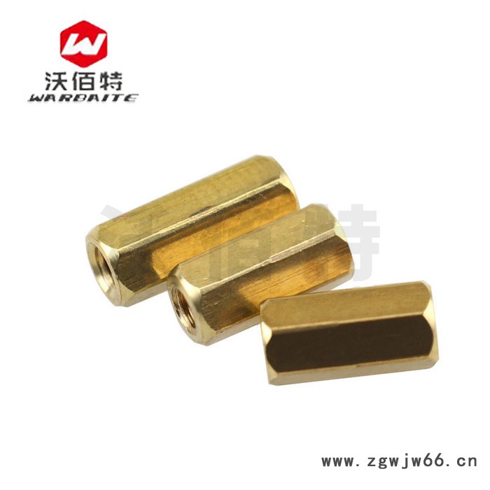 双通六角铜柱M3铜螺柱主板铜柱隔离机箱铜柱内牙直通螺母 电器用图4