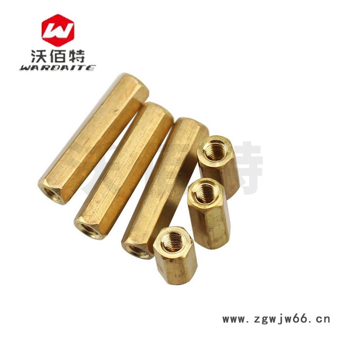 双通六角铜柱M3铜螺柱主板铜柱隔离机箱铜柱内牙直通螺母 电器用图2