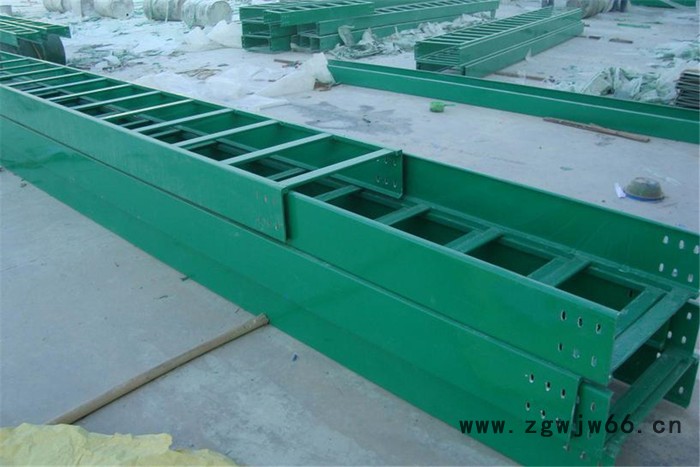 河北国腾 玻璃钢电缆桥架 通信电缆桥架 玻璃钢直通桥架 阻燃防火桥架 大跨距电缆桥架 光缆防火槽盒生产厂家图3