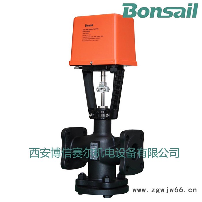 VAF40.40S+FA9530 流量调节阀 电动流量调节阀 直通双座调节阀 活塞式流量调节阀 水流量调节阀 流量调节阀图3