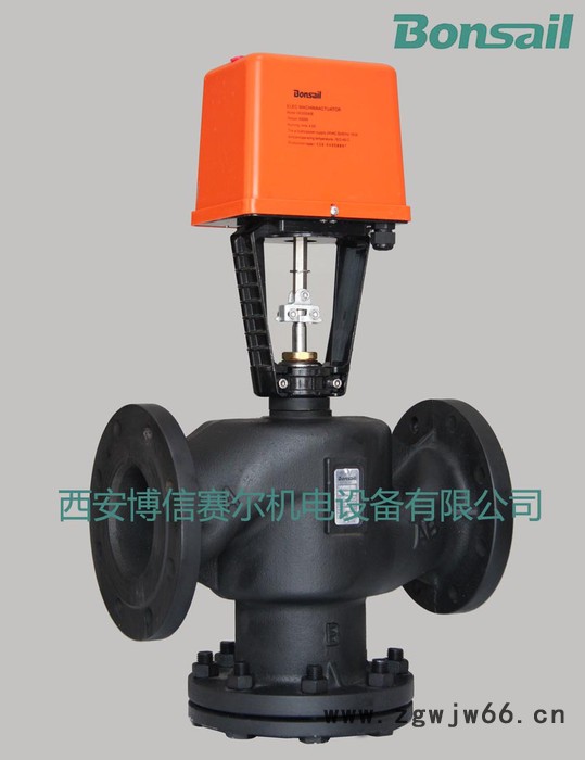 VAF40.40S+FA9530 流量调节阀 电动流量调节阀 直通双座调节阀 活塞式流量调节阀 水流量调节阀 流量调节阀图6