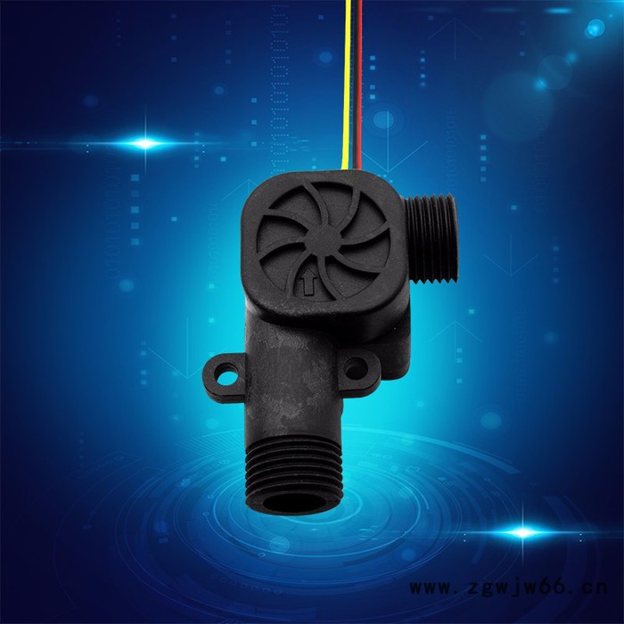 水流传感器，四线直通** 樱花热水器水流传感器 霍尔传感器图3