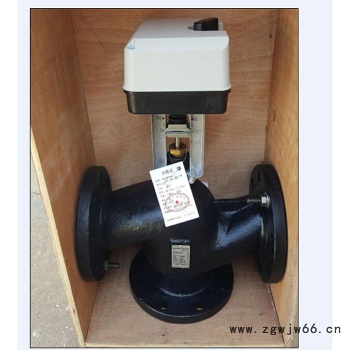 霍尼韦尔温控阀 VVH50.65+ML7420 电动流量调节阀 直通双座调节阀 活塞式流量调节阀 水流量调节阀图2