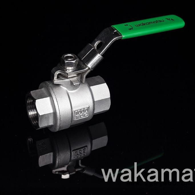 直销 若松内外牙二片式不锈钢球阀  手动直通式球阀 WV102M自主生产二片式内外牙球阀图4