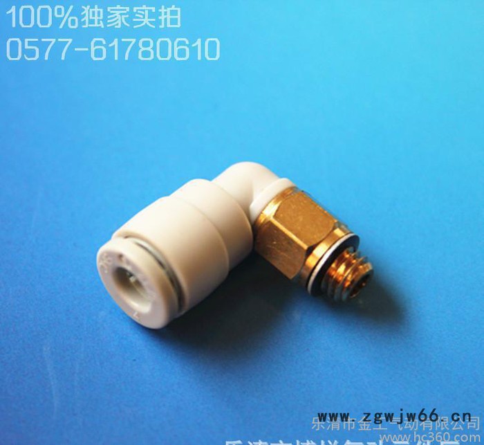 【直销】日本气动接头/白色迷你接头/内牙直通接头KJF23-图3