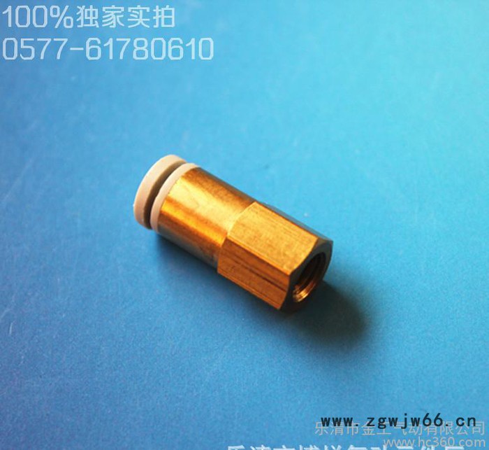 【直销】日本气动接头/白色迷你接头/内牙直通接头KJF23-图2