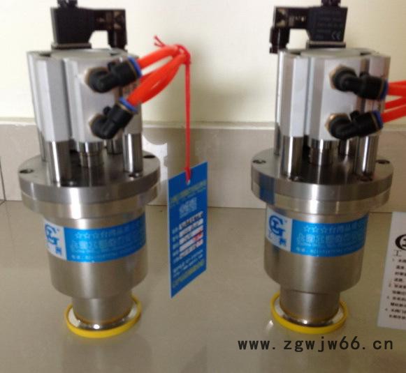 真空阀山西gdq-j80手动门封口直通角生产三通上海气动真空挡板阀图2