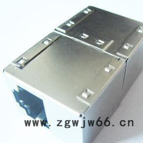 供应兴伸展电子8P8C广东带屏蔽/网络连接器/直通头8P8C生产/USB3.0集线器