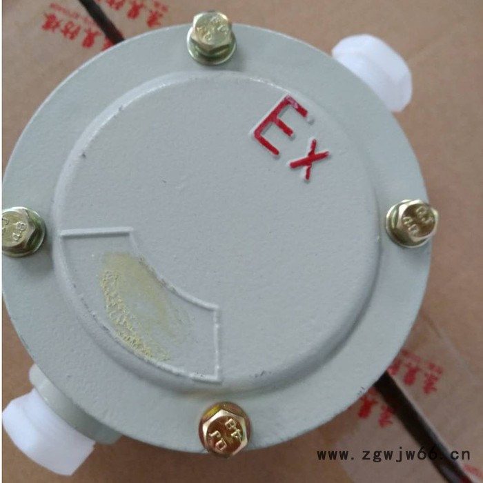 双日  防爆直通三通接线盒 防爆接线盒 吊盖防爆接线盒 平盖防爆接线盒图3