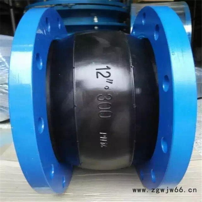 管道不锈钢直通平底过滤器  同心橡胶接头 卡箍式橡胶接头 可曲绕传力接头 亿金管道 法兰橡胶接头图2