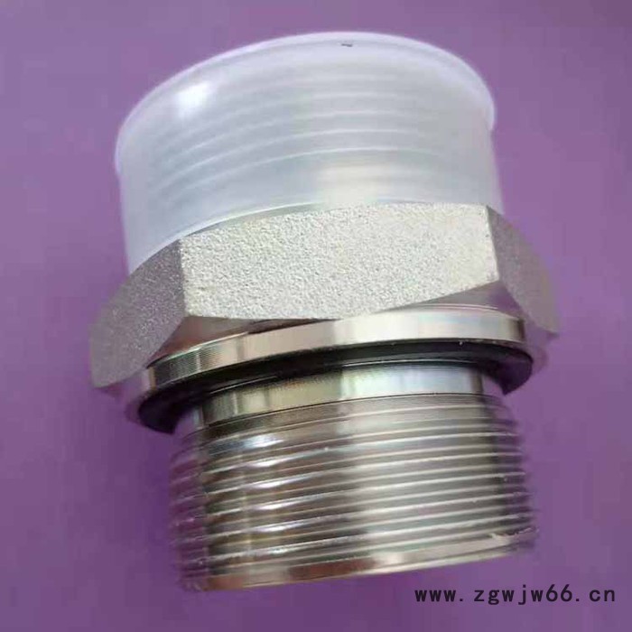 英振 卡套式管过渡接头 过渡直通液压接头 管件过渡接头 液压 碳钢卡套油管接头图3