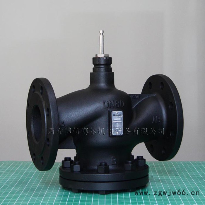 霍尼韦尔温控阀 VVH50.200+ML7421 直通单座调节阀 电动三通合流阀 电动三通分流阀 电动三通比例阀图6