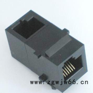 供应兴伸展电子8P8C转接头CAT5E转接头/RJ45转接头母座/cat5e转接头网络直通头延长头转接头图2