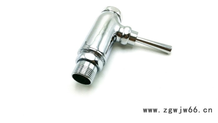 立式手按冲洗阀 全铜 按压式手柄蹲坑蹲便冲水阀 大便阀直通冲洗图3