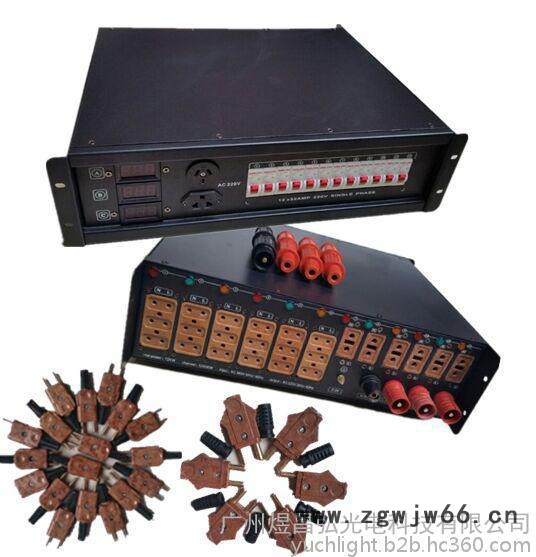 煜昌弘YCH-1206D电源直通箱 12路电源直通箱 12路配电箱 6路10A+6路40A电源供电箱图2