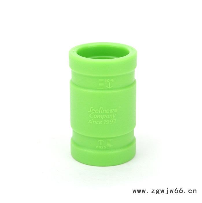 seefine世丰 欧系PPR管  PPR绿色管件  等径直通图3