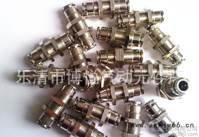 【直销】隔板直通接头PM16/全金属气动快播接头/两头接16图3