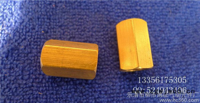 黄铜内丝接头 直通内丝 内牙直通  1/4内丝直通图2