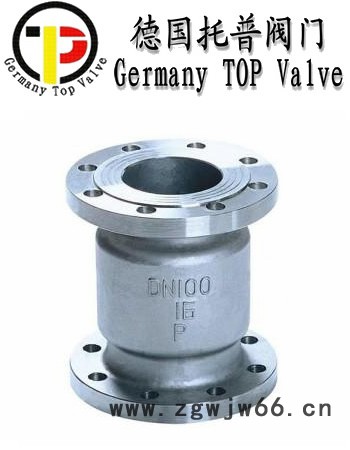 供应德国托普TOP进口法兰直通止回阀