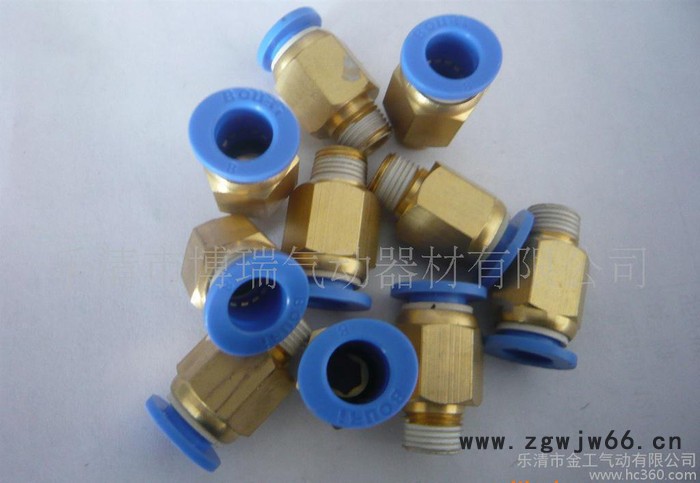 【直销】气动快插直通接头螺纹G1/4插管8MM直通PC8-0图3