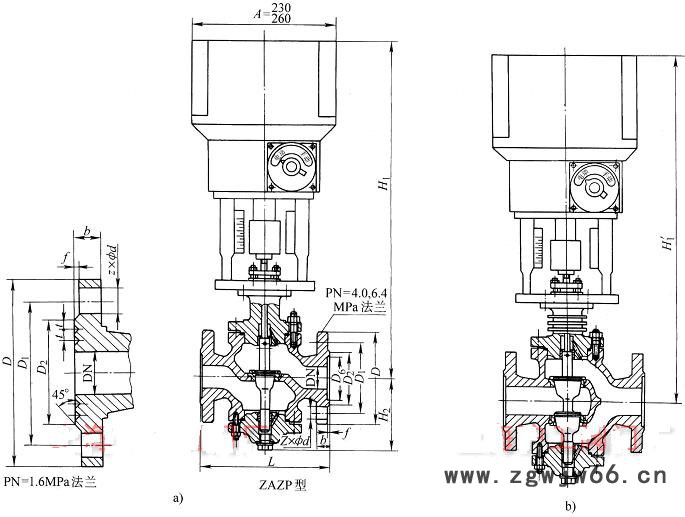 供应上海ZAZP-63P电动直通单座调节阀图2