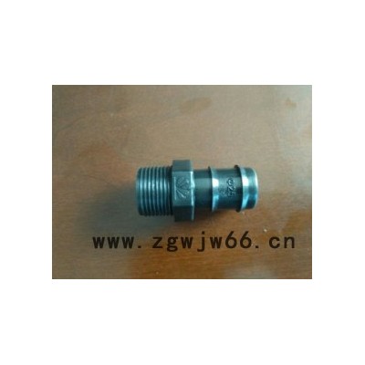 PE阳螺纹直通 16*1/2外丝直通20 25 32PE外丝 PE简易螺接