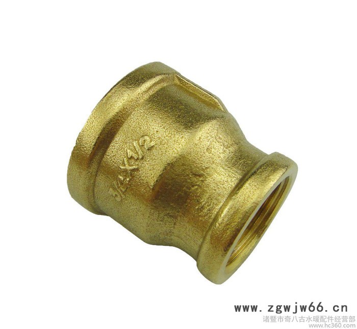 直销 变径铜接头 内丝螺纹焊接式水管变径直通对丝 现货图2