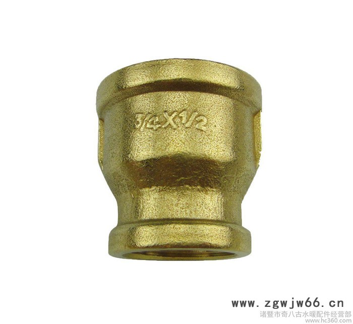 直销 变径铜接头 内丝螺纹焊接式水管变径直通对丝 现货图3