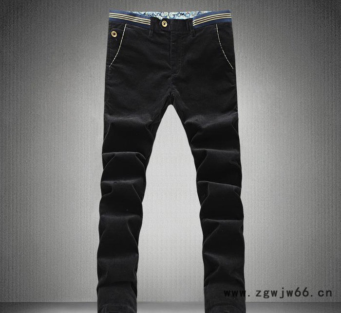男装 尺码29-36 男士秋冬装修身直通 裤 46q51图3