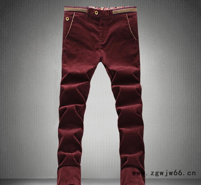 男装 尺码29-36 男士秋冬装修身直通 裤 46q51图2