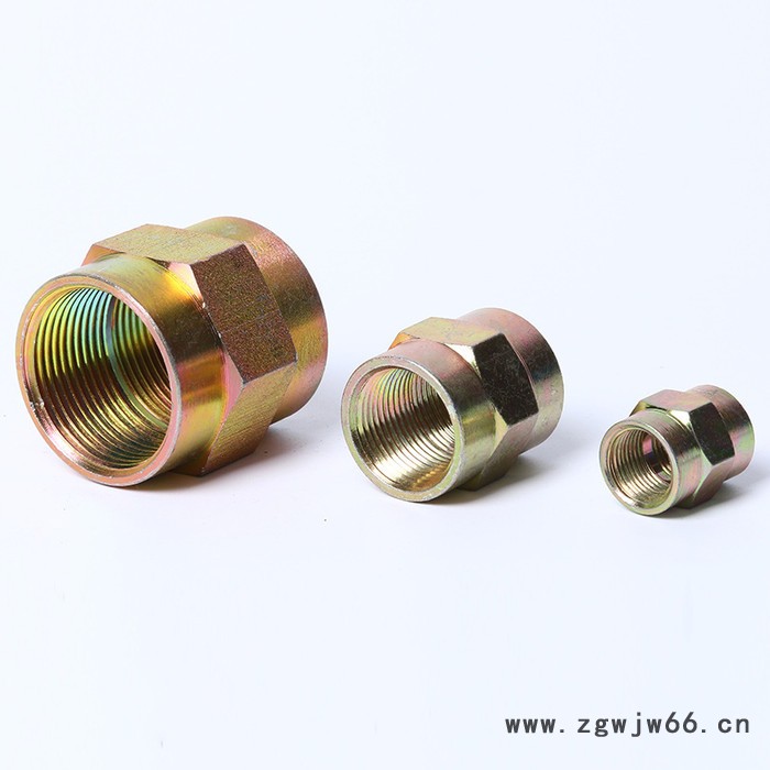 厂家现货 英制内丝直通管箍 碳钢 内丝直接 量大优惠