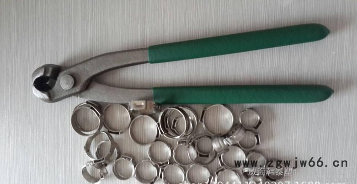 德式卡箍喉箍及卡箍专用钳子8MM铜三通铜直通