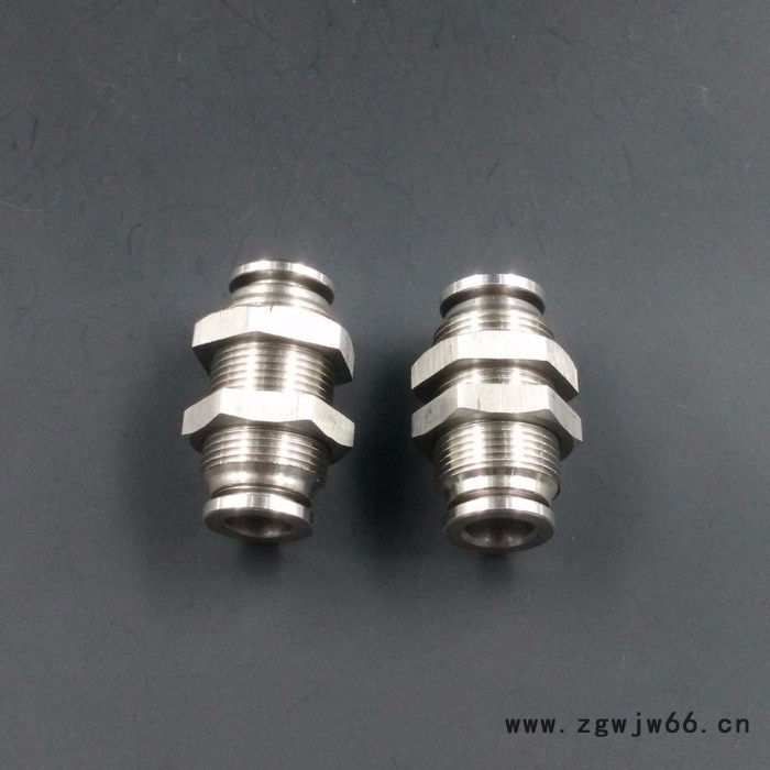 **路伟气动元件全牙隔板直通 气动接头 快插接头图3