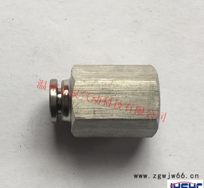 温州金汉 不锈钢304 PCF内丝快插直通接头 直销 30个包邮图3