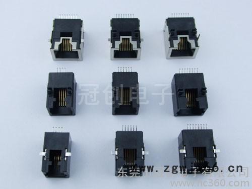 供应直通式RJ45连接器 两端RJ45母座网络RJ45连接器 屏蔽直通式网络插座图5