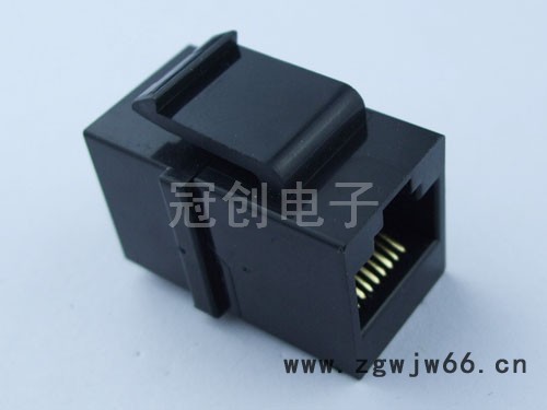 供应直通式RJ45连接器 两端RJ45母座网络RJ45连接器 屏蔽直通式网络插座图8